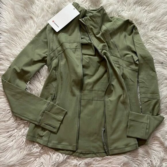 Lululemon Olive Green Define Jacket Size 10 - Picture 4 of 4